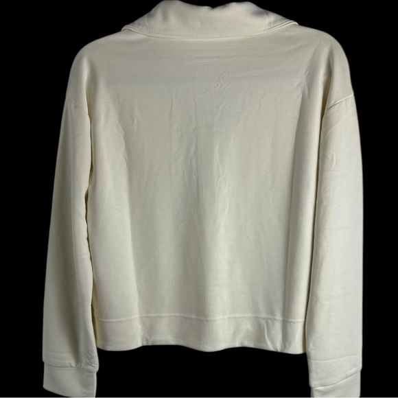 Athleta Seasoft 1/4 Zip Women’s Pull-Over Magnolia White Size S/P - Picture 3 of 12